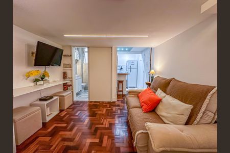 Sala de kitnet/studio para alugar com 1 quarto, 24m² em Flamengo, Rio de Janeiro
