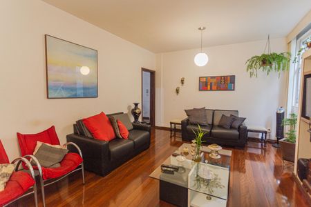 Sala de apartamento para alugar com 4 quartos, 198m² em Funcionários, Belo Horizonte