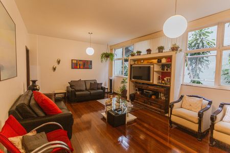 Sala de apartamento para alugar com 4 quartos, 198m² em Funcionários, Belo Horizonte