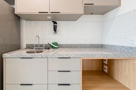 Studio para alugar com 29m², 1 quarto e sem vaga Studio para alugar com 29m², 1 quarto e sem vagaCozinha