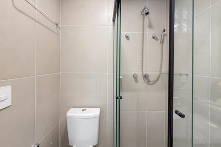 Studio para alugar com 29m², 1 quarto e sem vaga Studio para alugar com 29m², 1 quarto e sem vagaBanheiro