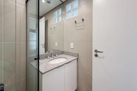 Studio para alugar com 29m², 1 quarto e sem vaga Studio para alugar com 29m², 1 quarto e sem vagaBanheiro