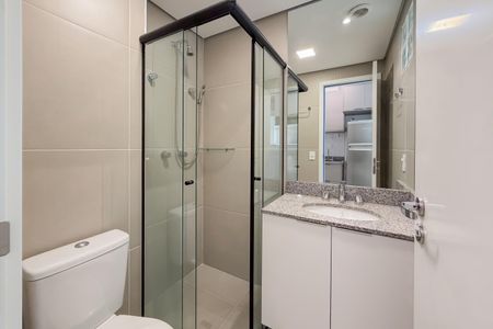 Studio para alugar com 29m², 1 quarto e sem vaga Studio para alugar com 29m², 1 quarto e sem vagaBanheiro