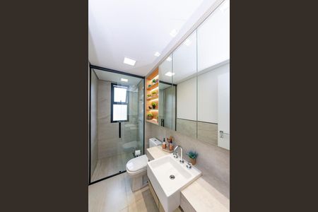 Apartamento para alugar com 82m², 2 quartos e 2 vagasBanheiro Social