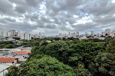 Vista da Varanda de kitnet/studio à venda com 1 quarto, 23m² em Jardim Aurelia, São Paulo
