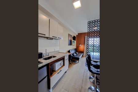 Studio à venda com 23m², 1 quarto e sem vagaCozinha