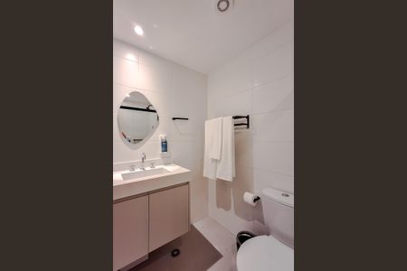 Banheiro de kitnet/studio para alugar com 1 quarto, 25m² em Vila Mariana, São Paulo