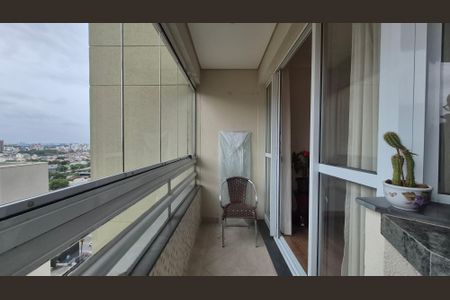Varanda de apartamento à venda com 3 quartos, 110m² em Vila Valparaíso, Santo André