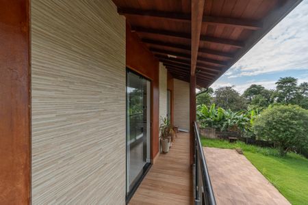 Sacada Sala de casa de condomínio para alugar com 3 quartos, 206m² em Condomínio Chácara Grota Azul, Hortolândia