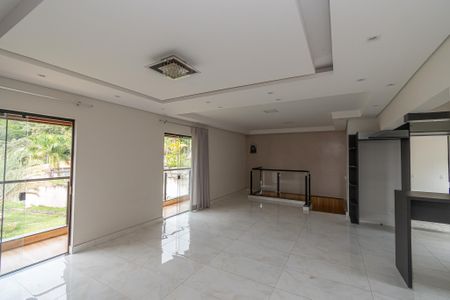 Sala de Estar/Jantar de casa de condomínio para alugar com 3 quartos, 206m² em Condomínio Chácara Grota Azul, Hortolândia
