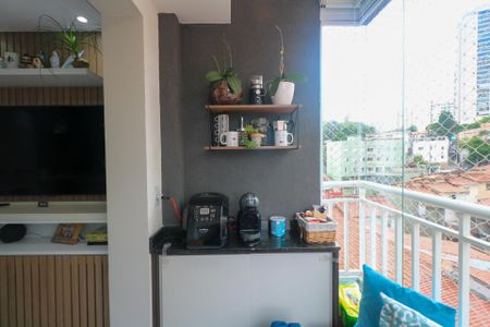 Varanda de apartamento à venda com 2 quartos, 51m² em Centro, Diadema