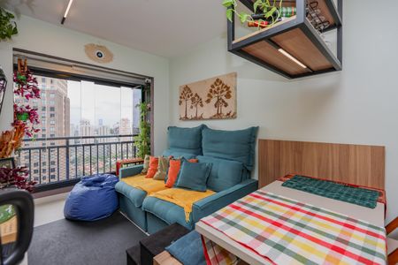 Sala de apartamento para alugar com 2 quartos, 40m² em Cidade Jardim, São Paulo