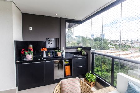 Varanda gourmet de apartamento à venda com 3 quartos, 112m² em Empresarial 18 do Forte, Barueri