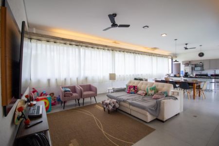 Sala  de casa de condomínio para alugar com 4 quartos, 369m² em Parque São Bento, Sorocaba