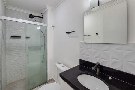 Studio para alugar com 40m², 1 quarto e 1 vaga Studio para alugar com 40m², 1 quarto e 1 vagaBanheiro da Suíte