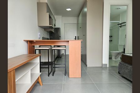 Sala/Quarto de kitnet/studio para alugar com 1 quarto, 26m² em Jardim das Acacias, São Paulo