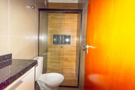Banheiro de apartamento para alugar com 1 quarto, 30m² em Chácara Belenzinho, São Paulo