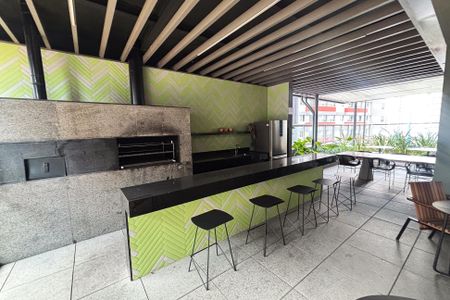 Apartamento para alugar com 68m², 1 quarto e 1 vagachurrasqueira