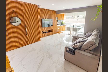 Sala de apartamento à venda com 2 quartos, 80m² em Vila Bertioga, São Paulo