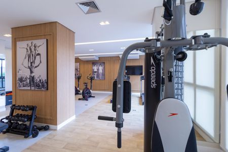 Studio para alugar com 31m², 1 quarto e sem vaga Studio para alugar com 31m², 1 quarto e sem vagaÁrea comum - Academia