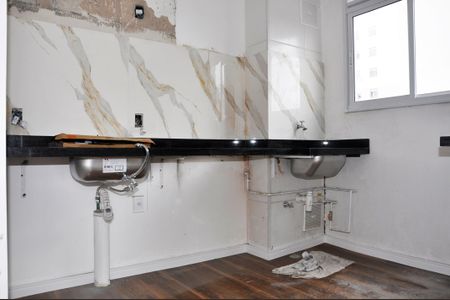 Apartamento à venda com 40m², 2 quartos e sem vagaDetalhe - Cozinha Americana e Área de Serviço