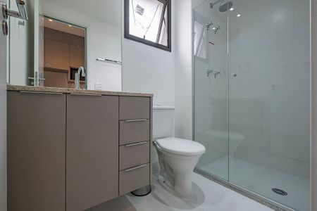 Studio para alugar com 25m², 1 quarto e sem vaga Studio para alugar com 25m², 1 quarto e sem vagaBanheiro