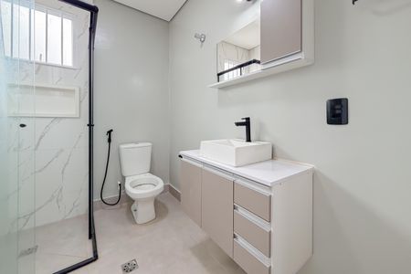 Apartamento para alugar com 65m², 1 quarto e sem vagaBanheiro da Suíte