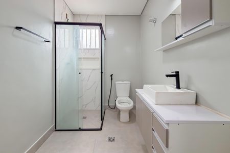 Apartamento para alugar com 65m², 1 quarto e sem vagaBanheiro da Suíte