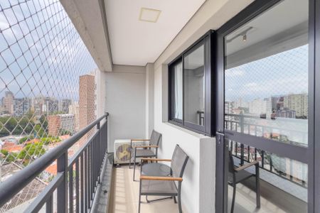 Varanda de kitnet/studio para alugar com 1 quarto, 21m² em Vila Mariana, São Paulo