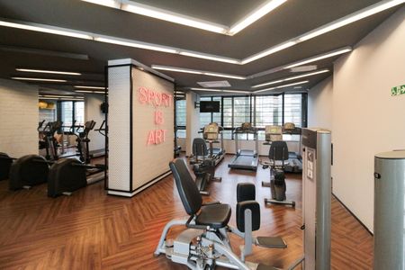 Studio para alugar com 21m², 1 quarto e sem vaga Studio para alugar com 21m², 1 quarto e sem vagaAcademia