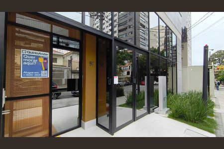 Studio para alugar com 22m², 1 quarto e sem vagaFachada + Plaquinha