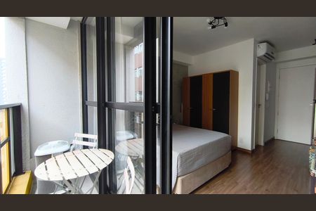 Studio para alugar com 22m², 1 quarto e sem vagaVaranda