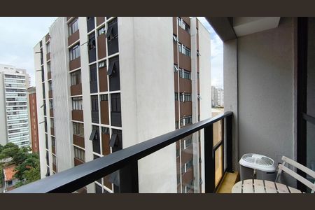 Studio para alugar com 22m², 1 quarto e sem vagaVaranda