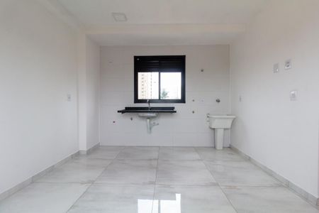 Sala, Cozinha e área de serviço de apartamento para alugar com 1 quarto, 33m² em Penha de França, São Paulo