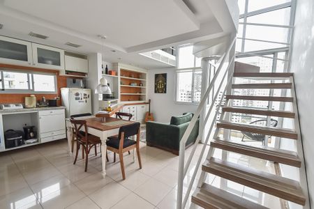 Sala de apartamento à venda com 1 quarto, 60m² em Vila Mariana, São Paulo