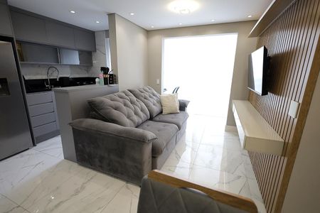 Sala de apartamento à venda com 2 quartos, 50m² em Vila Metalúrgica, Santo André