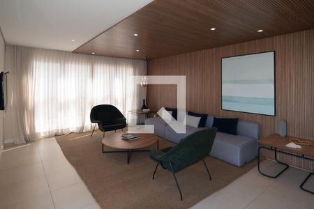 Apartamento à venda com 26m², 1 quarto e sem vaga Apartamento à venda com 26m², 1 quarto e sem vagaÁrea comum - Salão de festas