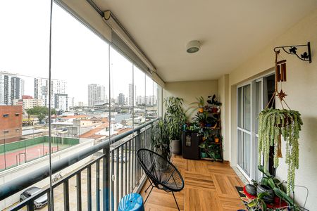 Varanda de apartamento à venda com 2 quartos, 77m² em Parque da Vila Prudente, São Paulo