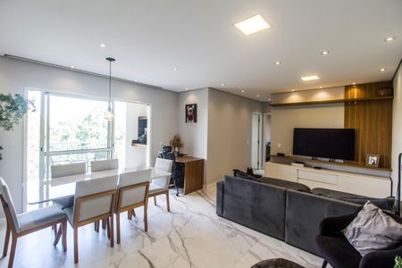 Sala  de apartamento à venda com 2 quartos, 84m² em Tamboré, Santana de Parnaíba