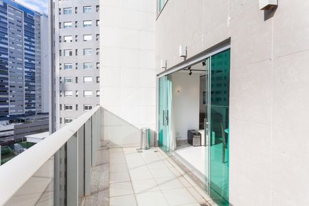 Varanda da Sala de apartamento para alugar com 2 quartos, 78m² em Vila da Serra, Nova Lima