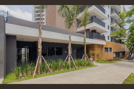 Studio à venda com 27m², 1 quarto e sem vagaFachada 