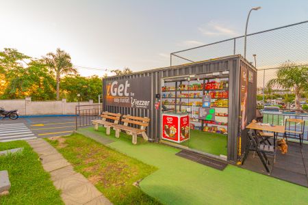 Apartamento para alugar com 43m², 2 quartos e 1 vagaMinimercado