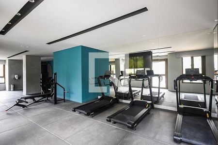 Studio para alugar com 38m², 1 quarto e 1 vaga Studio para alugar com 38m², 1 quarto e 1 vagaÁrea comum - Academia