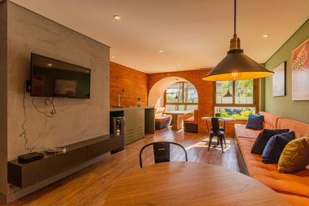 Área comum de apartamento para alugar com 1 quarto, 38m² em Vila Andrade, São Paulo