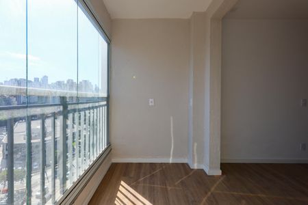 Varanda da Sala de apartamento para alugar com 1 quarto, 38m² em Vila Andrade, São Paulo