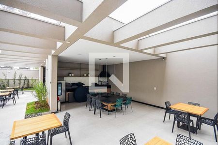 Studio para alugar com 38m², 1 quarto e 1 vaga Studio para alugar com 38m², 1 quarto e 1 vagaÁrea comum - Churrasqueira