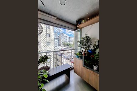 Varanda da Sala de apartamento à venda com 3 quartos, 63m² em Cambuci, São Paulo