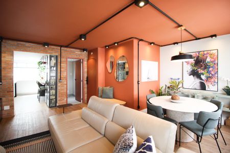 Sala de apartamento à venda com 2 quartos, 90m² em Indianópolis, São Paulo