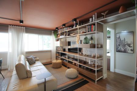 Sala de apartamento à venda com 2 quartos, 90m² em Indianópolis, São Paulo