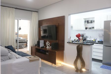 Sala de apartamento à venda com 2 quartos, 110m² em Barcelona, São Caetano do Sul